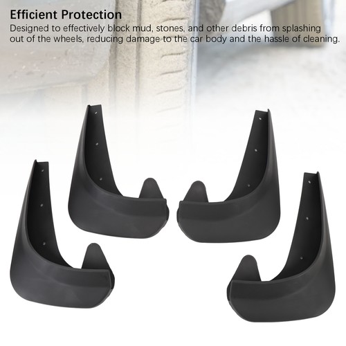 Juego de guardabarros universales resistentes a impactos 4 protectores contra salpicaduras delanteros y traseros para - Imagen 19 de 24