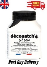 Gesso Primer White Acrylic Paint 70g Bottle Thick Base Coat for Crafts