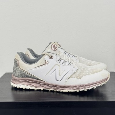 New Balance Fresh Foam LinksSL v2 Golf Shoes White / Rose Gold Women's US 8.5