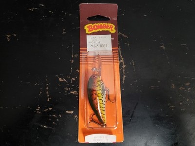 Bomber Model A Crankbait Yellow Orange Black Fish Shape 6AXB10
