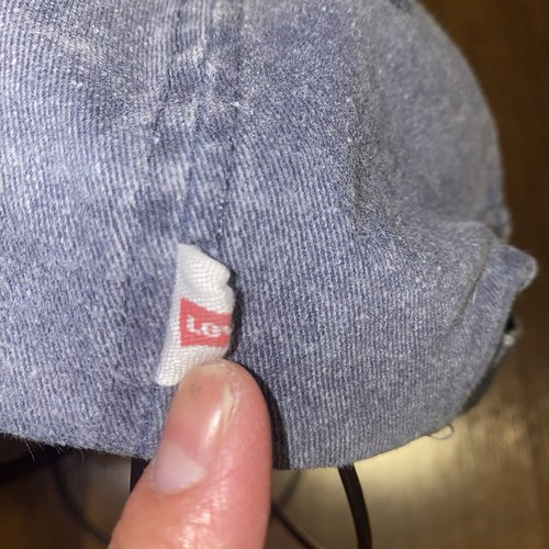 Vintage Levi's Red Tab Baseball Hat Cap Strauss Fine Clothiers SF CA Patch Rare - Picture 3 of 15