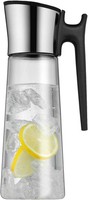 WMF Basic Wasserkaraffe Mit Griff 1,5 Liter Glaskaraffe Mit Silikondeckel - Neu
