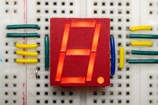 Siemens HA1183O Litronix HD1183O 1-Digit LED 7-Segment Display Orange NOS