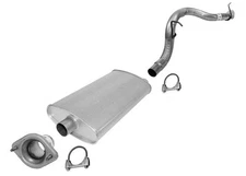 Muffler Tail Pipe Exhaust System For 2002 2003 2004 2007 Jeep Liberty 2.4 3.7L