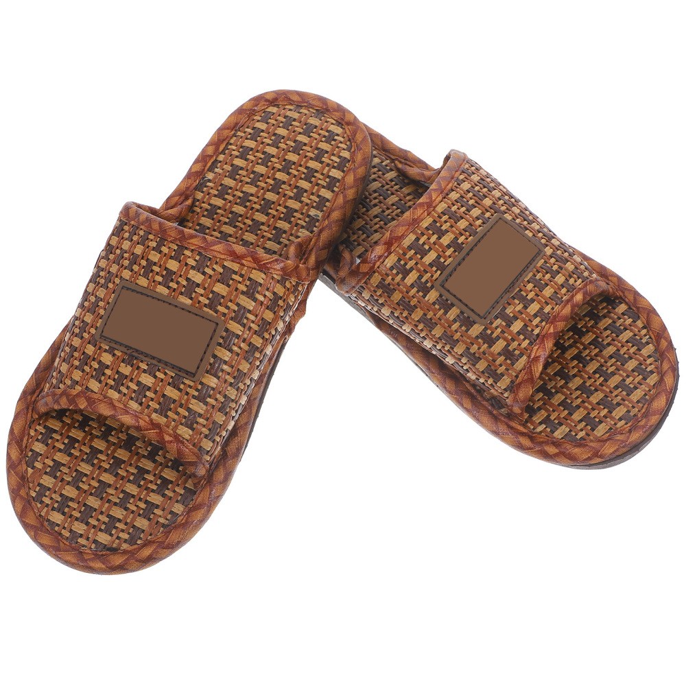 SAOLA Pantofole antiscivolo suola morbida uomo e donna donna tessuto a mano non