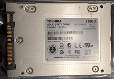 Toshiba THNSNC128GBSJ 128GB SSD 2.5" SATA II Hard Drive W/ Disk Report
