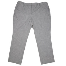 Nine West Pants Womens 22W Light Grey Barely Bootcut Stretch Dress Work Career