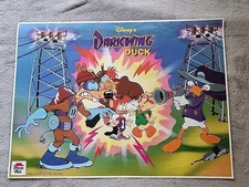 1992 Pizza Hut Darkwing Duck Promotional Poster  20" x 15" Original