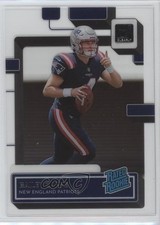 2022 Panini Clearly Donruss Rated Rookie Bailey Zappe #79 17p7