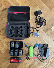 DJI Spark Drone with Remote Controller, 5 Batteries, Hub & Case
