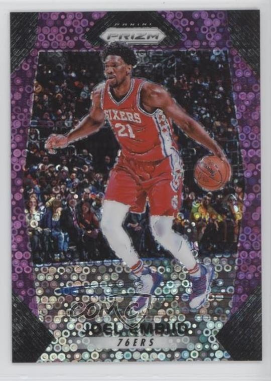 2017-18 Panini Prizm Fast Break Purple Prizm 24/75 Joel Embiid #2 0kz8