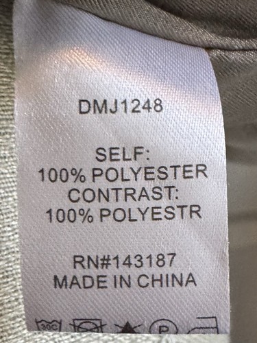 Chaqueta para mujer Anna Grace talla pequeña gris bordada mangas raglán - Imagen 10 de 10