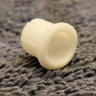 NEW Replacement Teisco Guyatone Zenon Tuner Ferrules Inserts, White, Set Of 6!