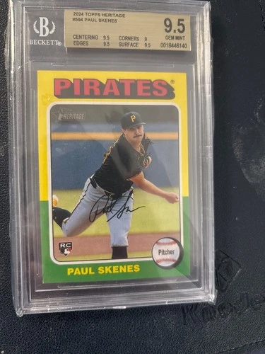 2024 Topps Heritage High Number - Paul Skenes #594 (RC)