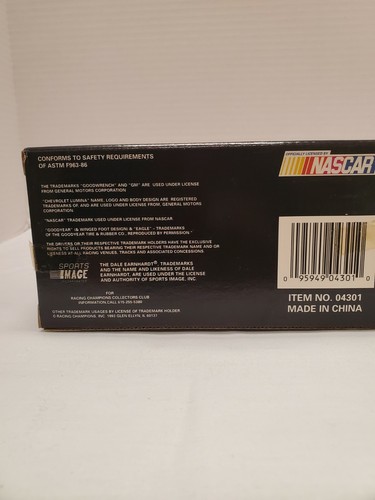Dale Earnhardt #3 Goodwrench Chevy Lumina 1:43 Scale Diecast - Picture 3 of 5