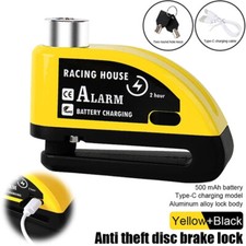 Alarm Motorbike Disc Lock Brake Motorbike Scooter Motorcycle Cycle Bike Security