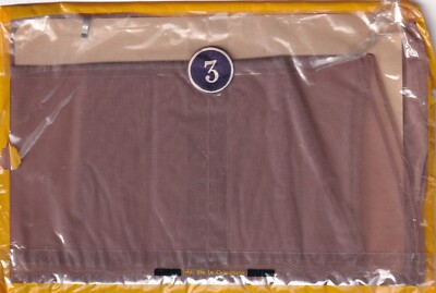 Bas Nylon Mondia 11 Deniers Beige Avec Couture - Fully Fashioned - Neuf Avec étiquettes