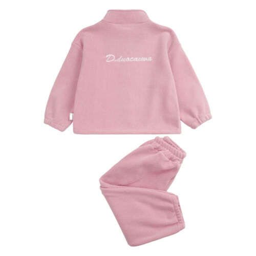 Set sportivo unisex bambini ragazzi ragazze pile caldo tuta escursionismo ciclismo cerniere - Foto 33 di 51