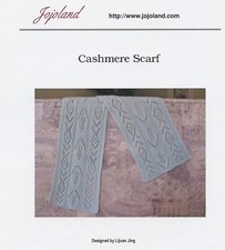Jojoland Knitting Pattern - Cashmere Scarf by Lijuan Jing - Easy 