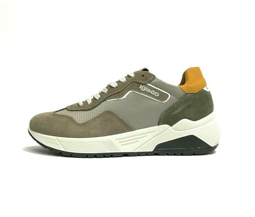 IGI\u0026CO SCARPE UOMO SHOES SNEAKERS GOMMA ALTA CON MEMORY 1628222 PELTR/BEIGE  | eBay