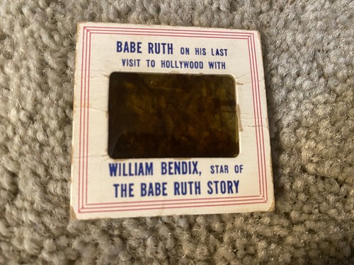 1940's Vis-Ed Big League Baseball Viewer w/ 9 Slides Including BABE RUTH SLIDE $ - Picture 13 of 15