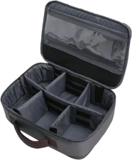Fly Fishing Reel and Gear Case, Portable Tackle Organizer Storage  Bag for Spinn