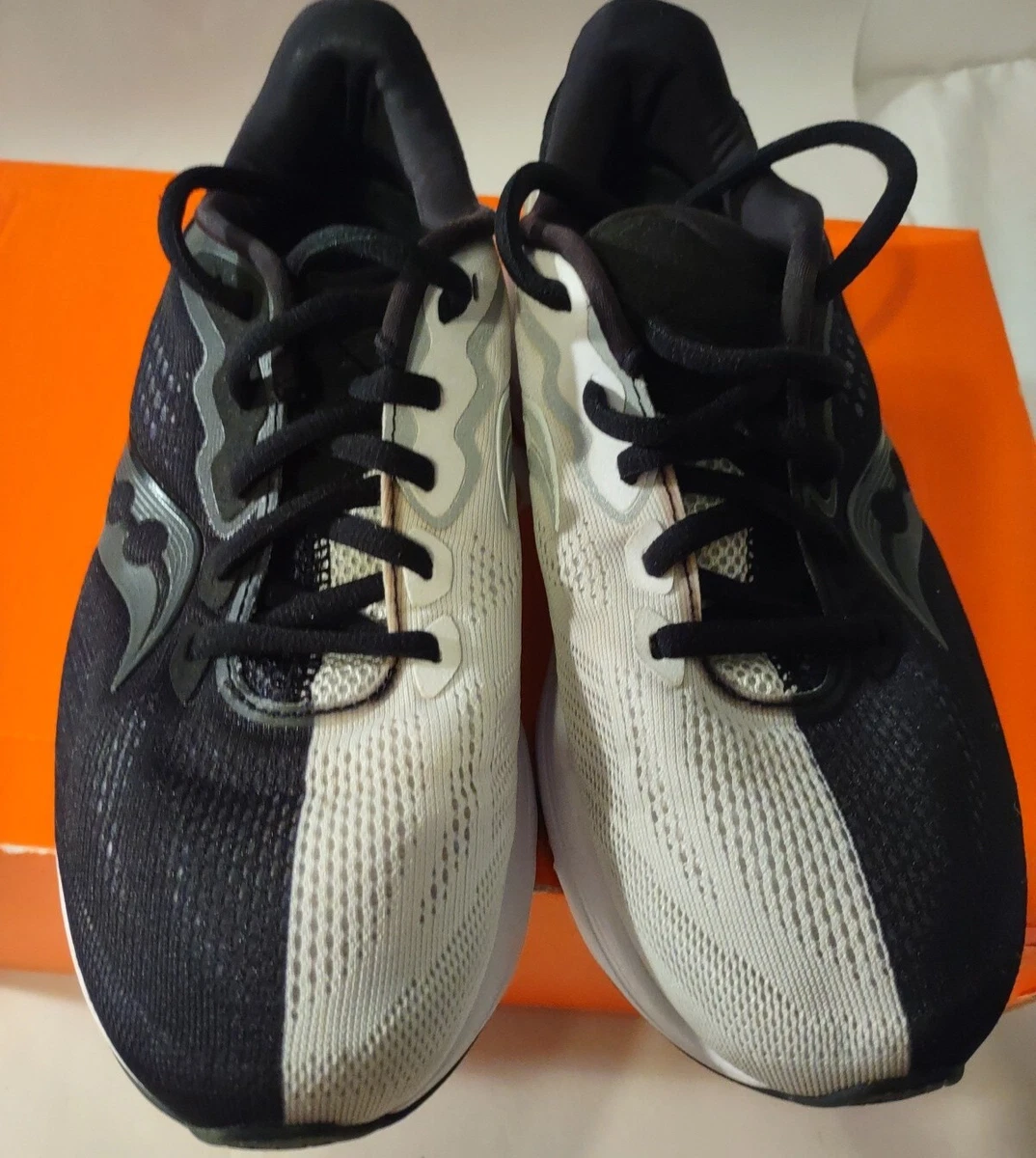 SAUCONY RIDE 14 REFLEXION Black White Size 7 Women s
