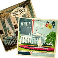 3x VIEW-MASTER REEL  The WHITE HOUSE  +Booklet! WASHINGTON D.C., USA 3D Stereo