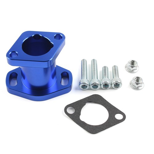 Adattatore carburatore CNC bocchettone aspirazione carburatore per VM22 PZ19 PZ26 metallo blu - Foto 2 di 8
