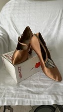DanceLife Ballroom Dance Standard Shoes - Flesh Size UK 8 USA 10.5