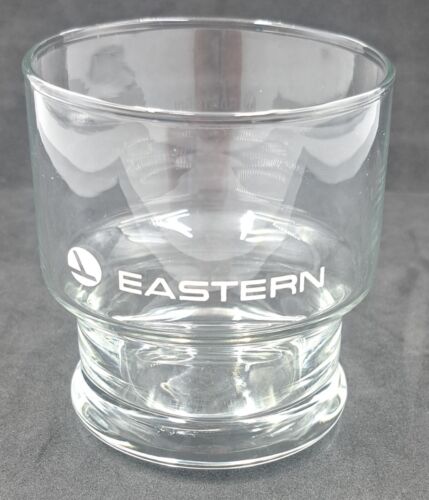 Vintage Eastern Airlines EAL piedi rocce bicchieri whisky highball retrò bar SET - Foto 4 di 8