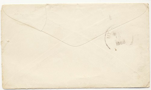 Copertina cancelleria postale US 1888 #U311 Bartlett to Utica New York Z - Foto 3 di 3