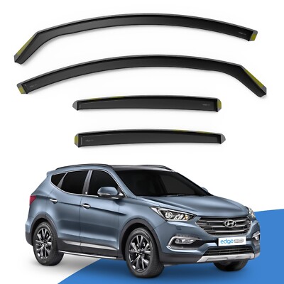 Hyundai Santa Fe MK3 2012-2018 5 Door SUV Wind Deflectors 4pc EdgeVisors Tinted