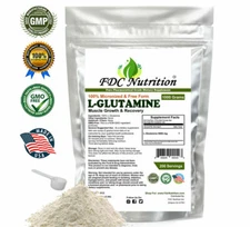 2.2lb L-GLUTAMINE 100% POWDER FREE FORM KOSHER PHARMACEUTICAL GRADE 
