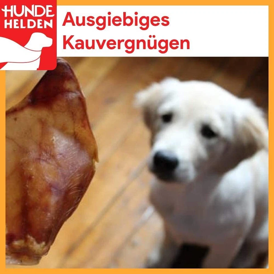 Kaninchenohren mit Fell dt. Herstellung Hasenohren Ohren Hundefutter Kausnack - Bild 3 von 4