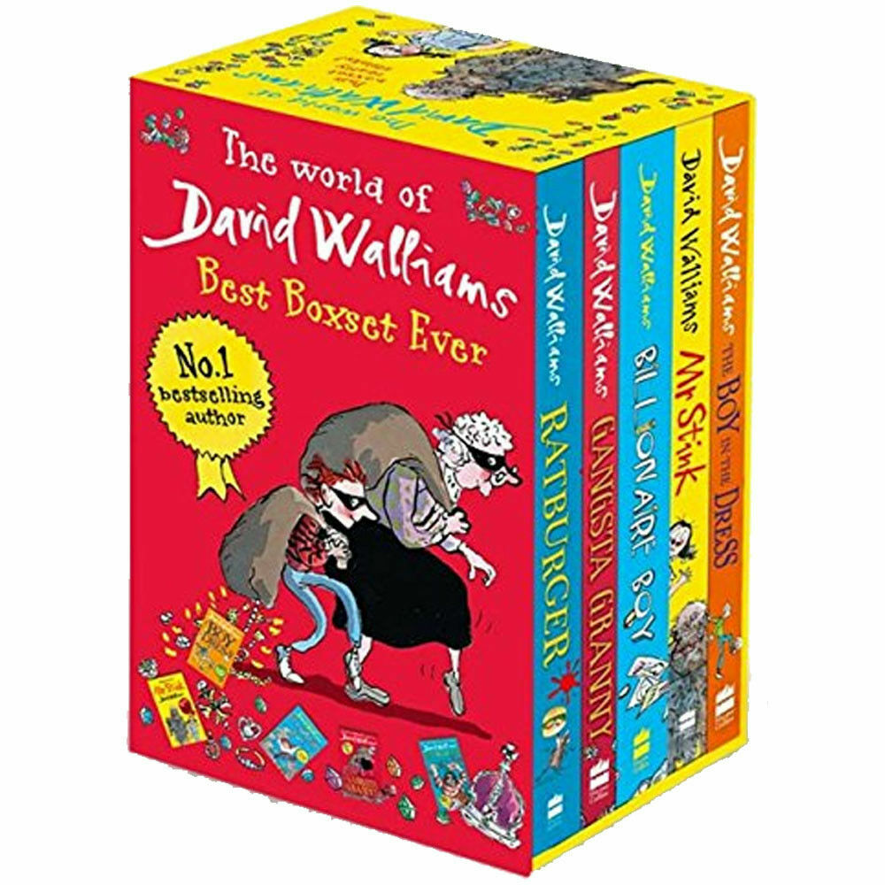 The World of David Walliams Best Boxset Ever 5 Books Collection Set
