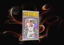 Hunter Renfroe 2021 Topps Chrome Major League Baseball Purple Refractor USC31