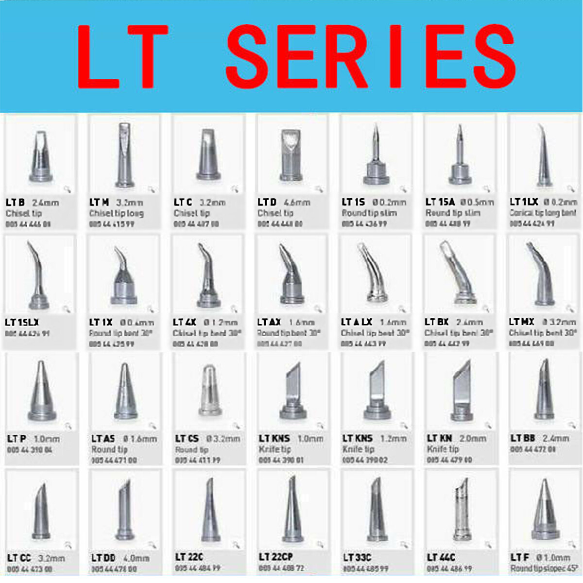 Young21 10Pcs Solder Iron Tips for Weller WSD81 WSP80