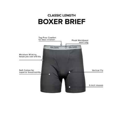 Gildan Geweven boxershorts voor heren, multipack shorts (pak van Gildan Geweven boxershorts voor heren, multipack shorts (pak van