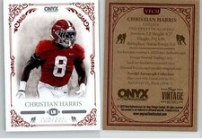 Christian Harris 2022 Onyx Vintage Football VFCH Alabama RC Rookie
