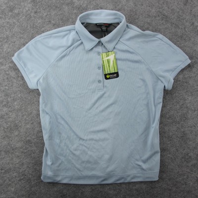 North End Sports Women's XL Gray Polo Shirt New