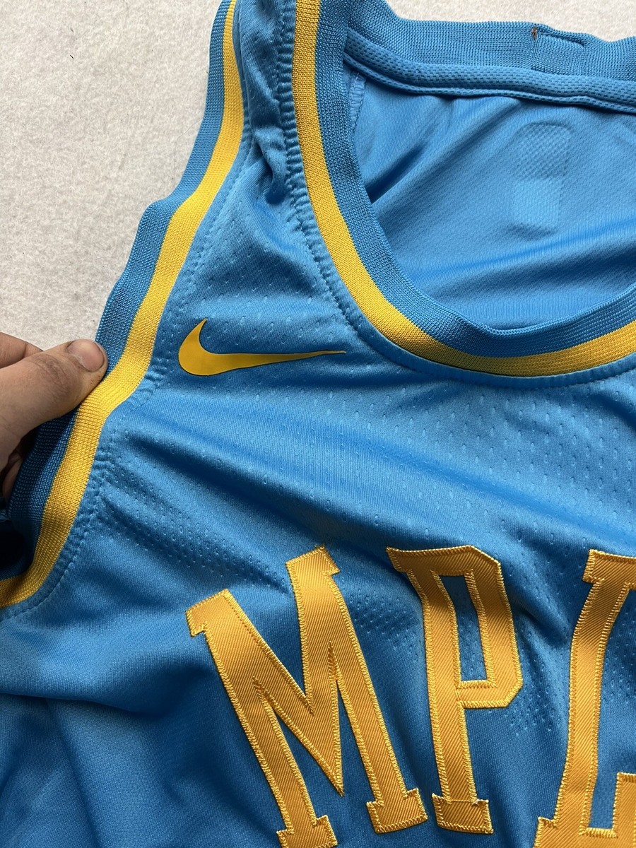 Brandon Ingram #14 Lakers MPLS Size 48 +4 Length Nike Blue Jersey