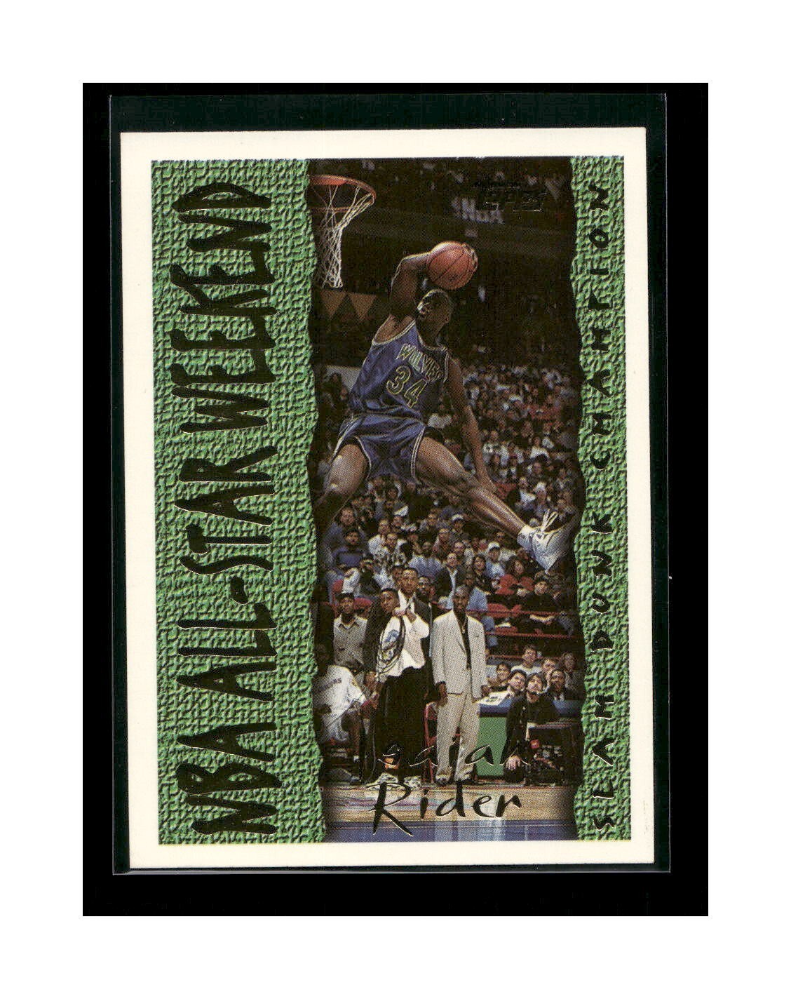 1994-95 Topps #15 Isaiah Rider Minnesota Timberwolves Basketball