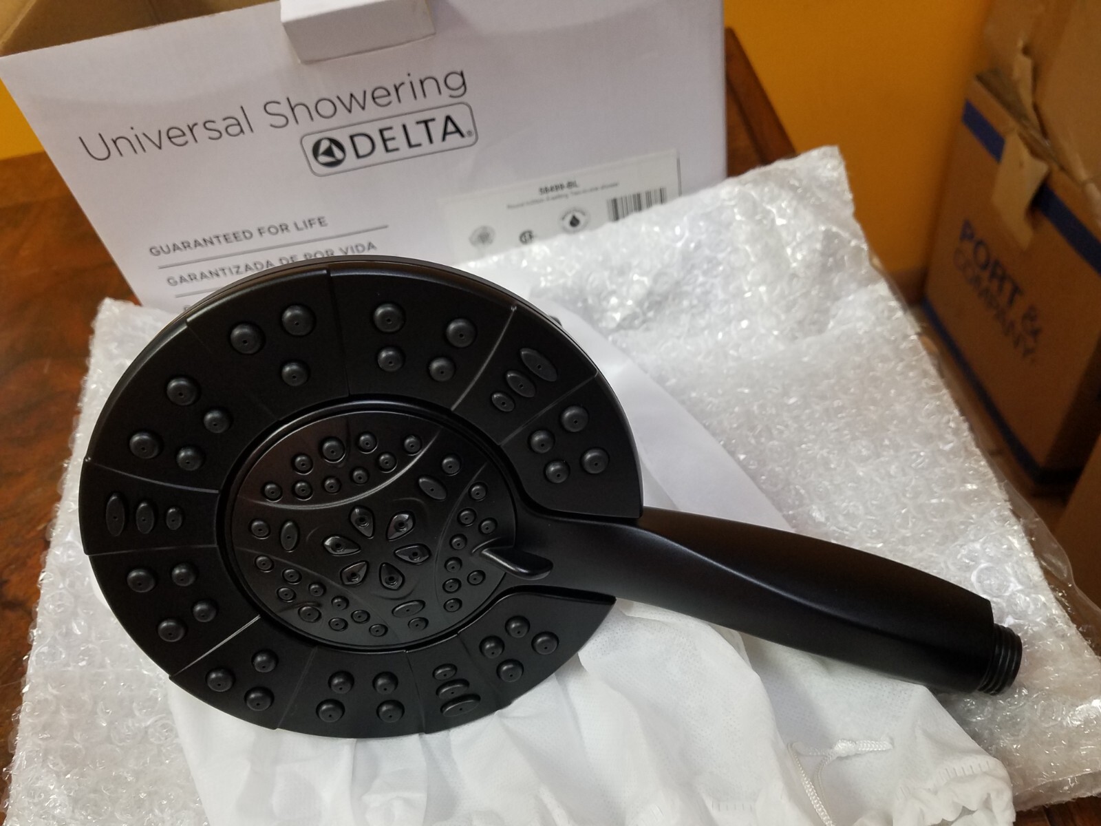 Delta In2ition 4 Setting 2 in 1 Hand Shower Black 58499-BL | eBay