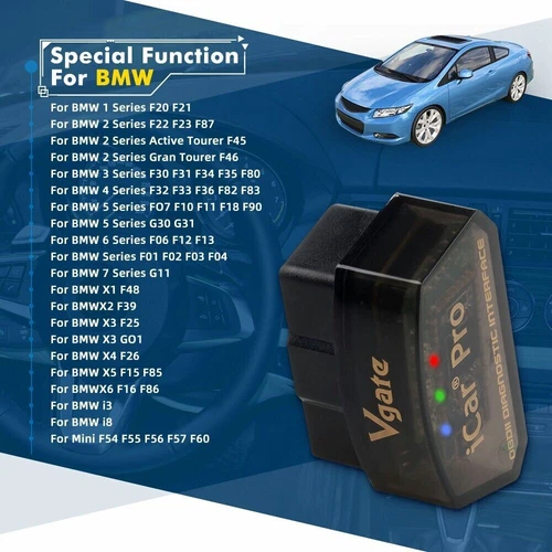 Vgate iCar Pro Bluetooth BLE 4.0 OBD2 Fault Code Reader Diagnostic Scanner Tool
