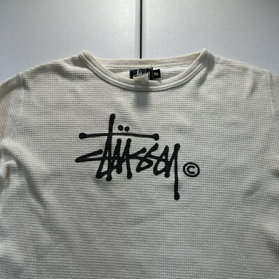 トップス 00s deadstock stussy thermal henley XL Fall 2010 | Stussy Deluxe Henley Shirt | Por Homme - Men's