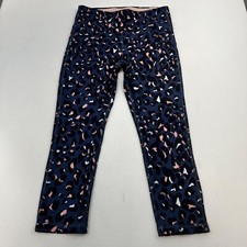 Marika Sport Womens Cropped Leggings Animal Print Size Medium