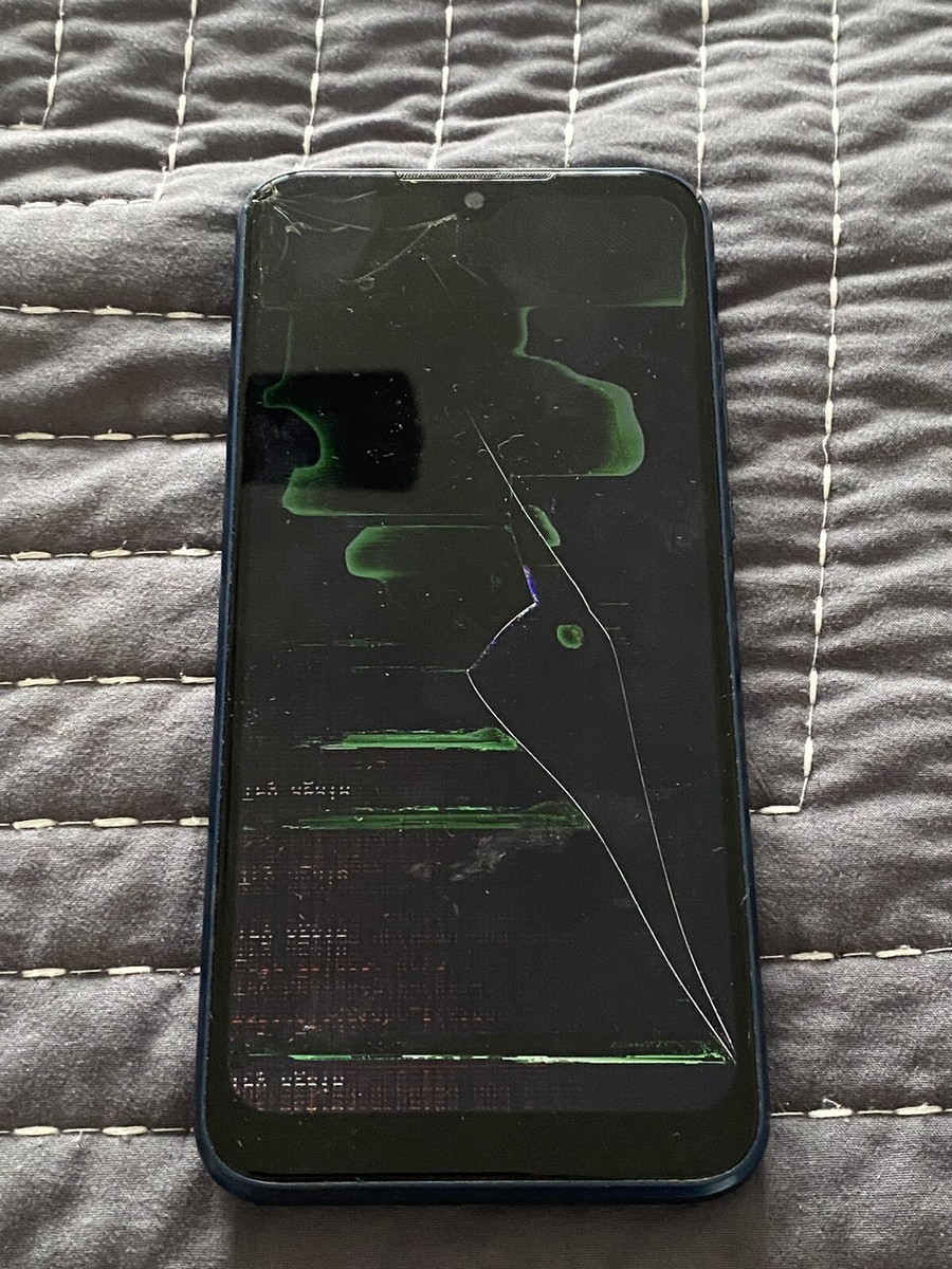 Motorola Moto E7 32GB Blue N57C9 Damaged For Parts Or Repair