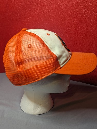 Vintage Nike Baltimore Orioles Cooperstown MLB Trucker Snapback Hat Orange - Picture 4 of 7