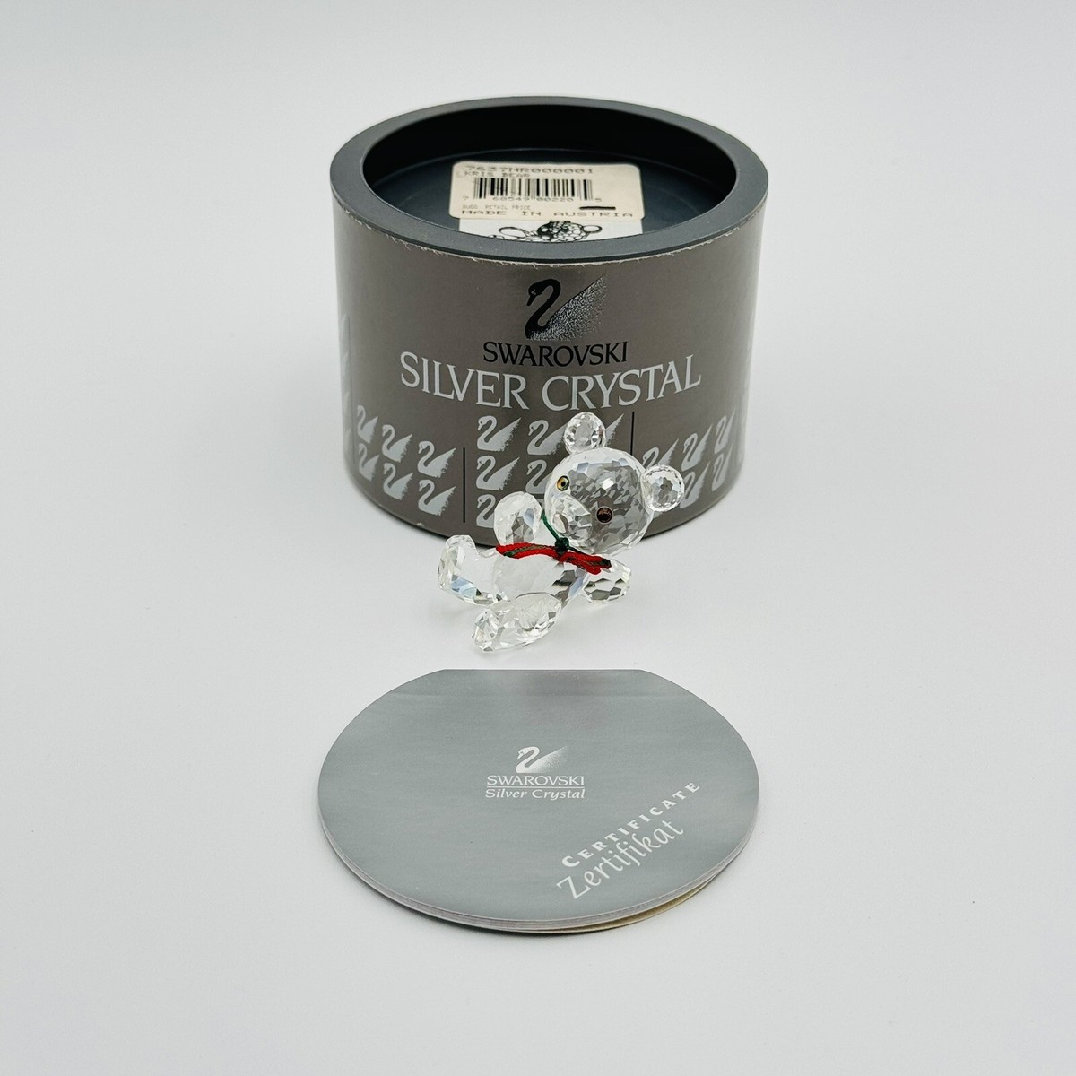 Swarovski Kris Bear Reclining 174957 NEW IN BOX RETIRED A